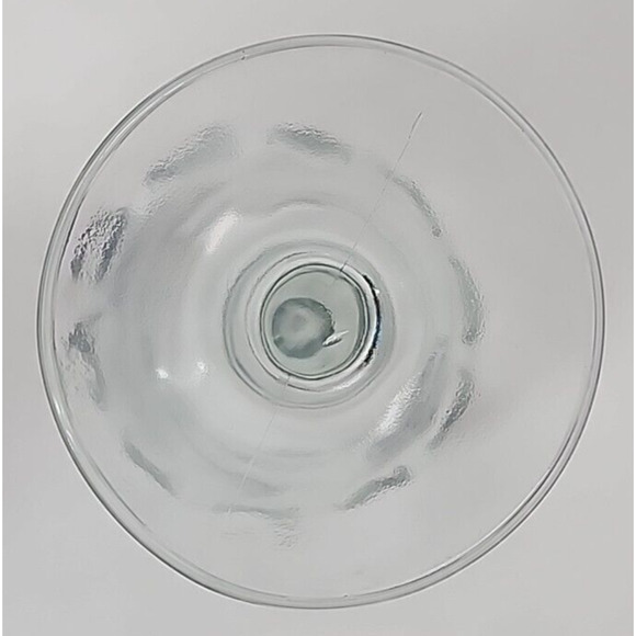 Vtg Anheuser Busch Glass Beer Goblet Thumbprint Streamed Dimples Carnival U272-1 - Picture 6 of 6